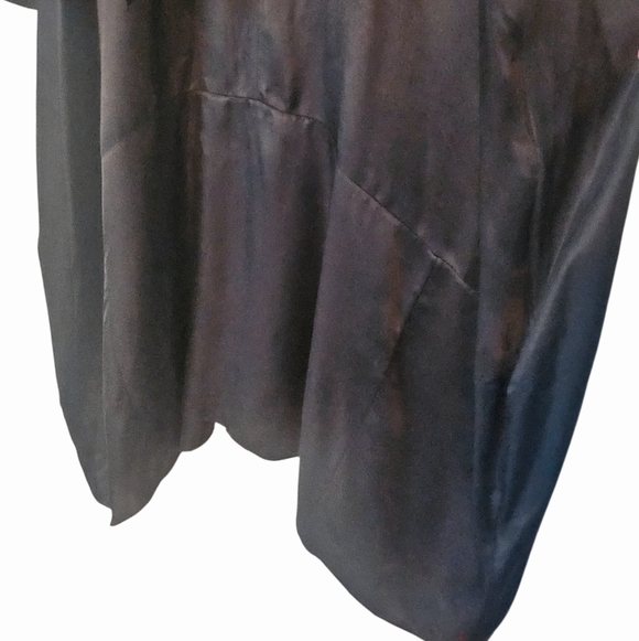 COS Scarf Detail Avant Garde High Fashion Architectural Black Maxi Dress, Size 6 - Picture 10 of 14